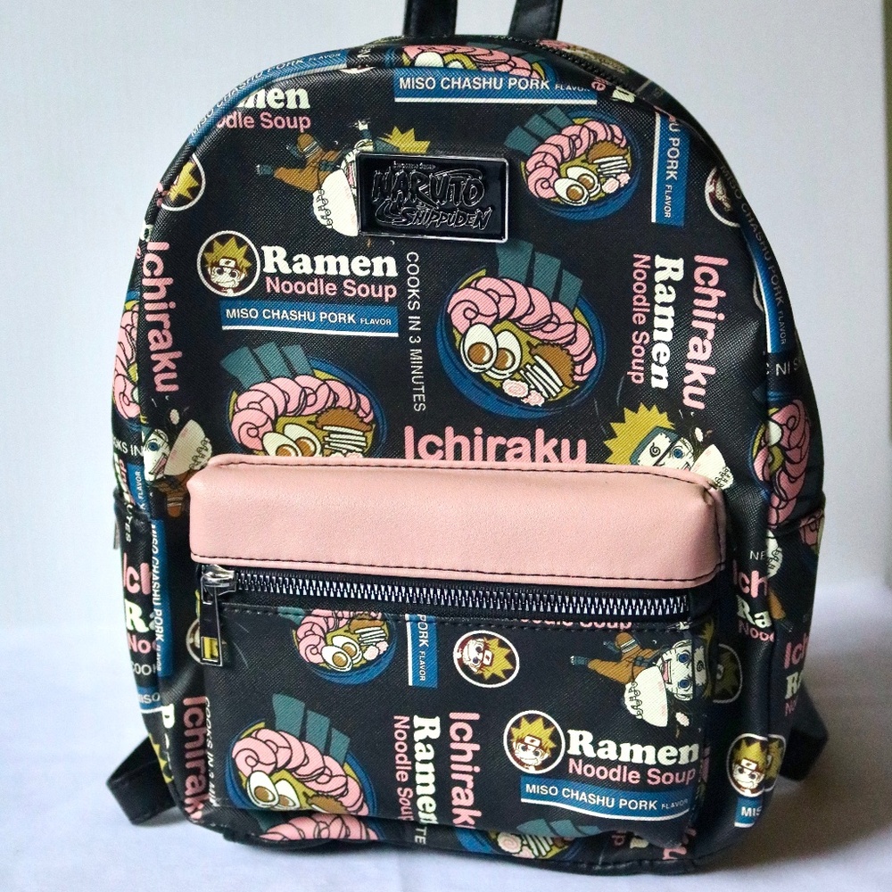 Bioworld NARUTO Shippuden Mini Backpack Ichiraku Ramen Noodle Soup Anime